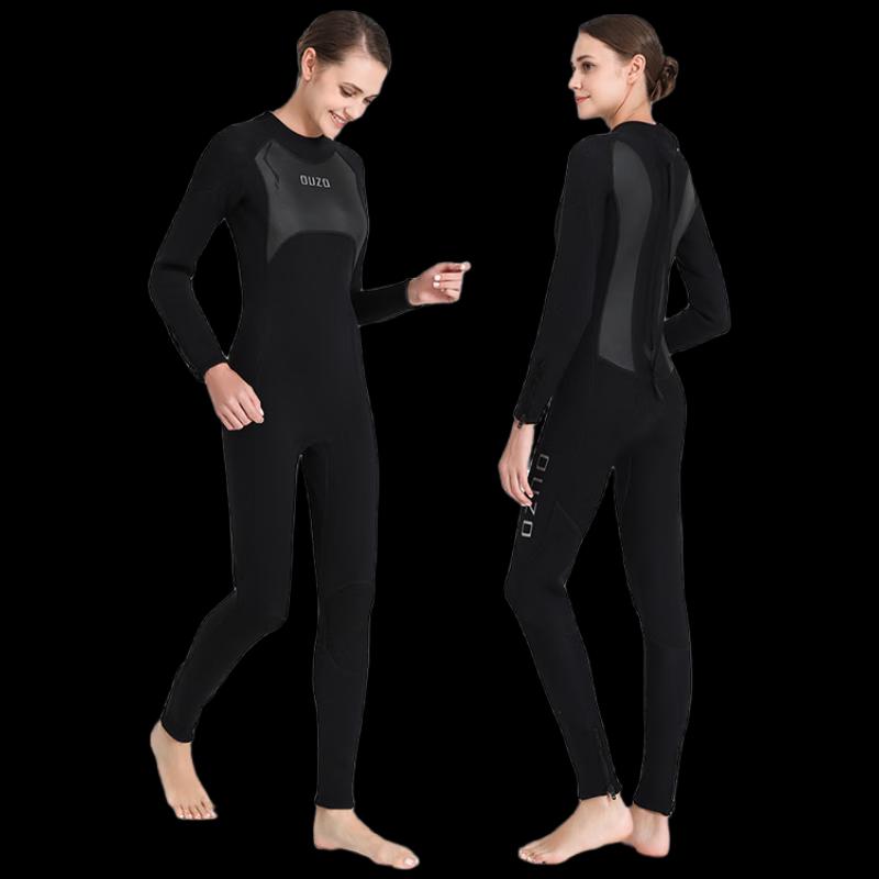 WEZHO Women's 3mm Long Sleeve Full Wetsuit