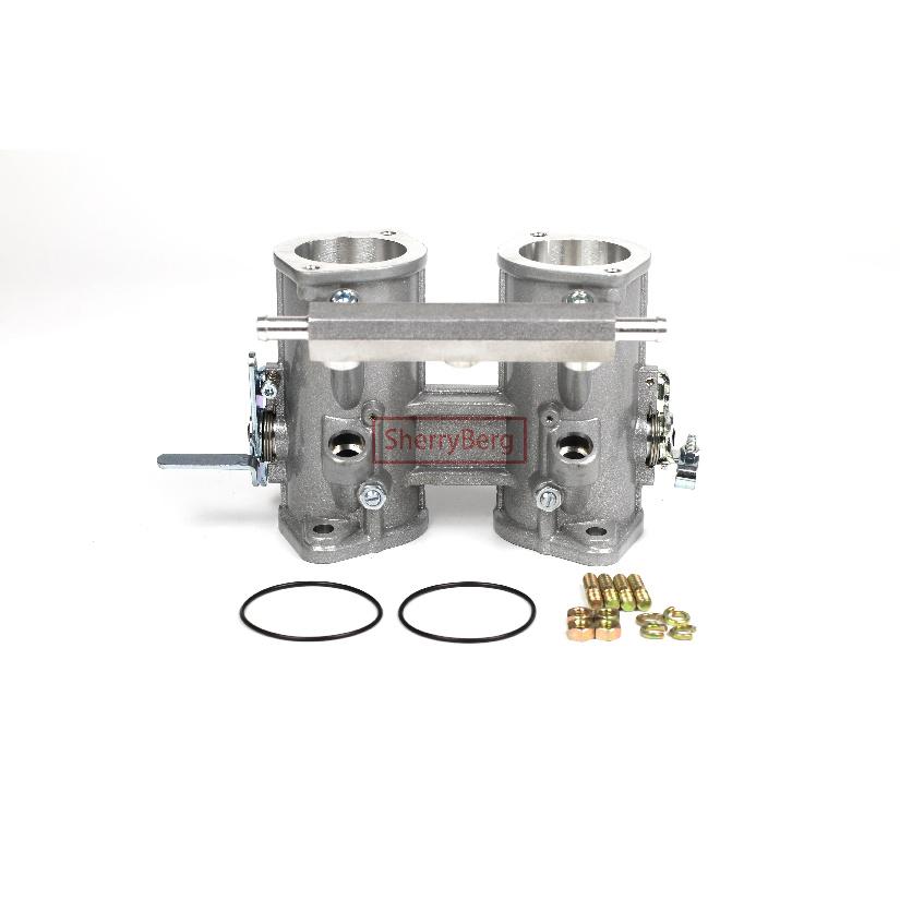 SherryBerg Direct Throttle Body Injection ITB replacement for Jenvey Weber DCOE and Dellorto DHRLA carburettors. 112mm Height