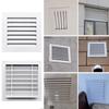 White Gable Vent Aluminum Alloy Return Air Grill New Gable Wall Shed Vent  Ceiling