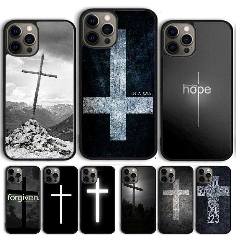 Bible Jesus Christ Christian Cross Phone Case Cover For iPhone 17 Air 16 15 14 11 13 Pro Max 12 Plus Max Cover Coque