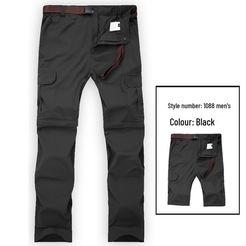 Men's UV Protection Quick-Dry Detachable Pants and Shorts Combo