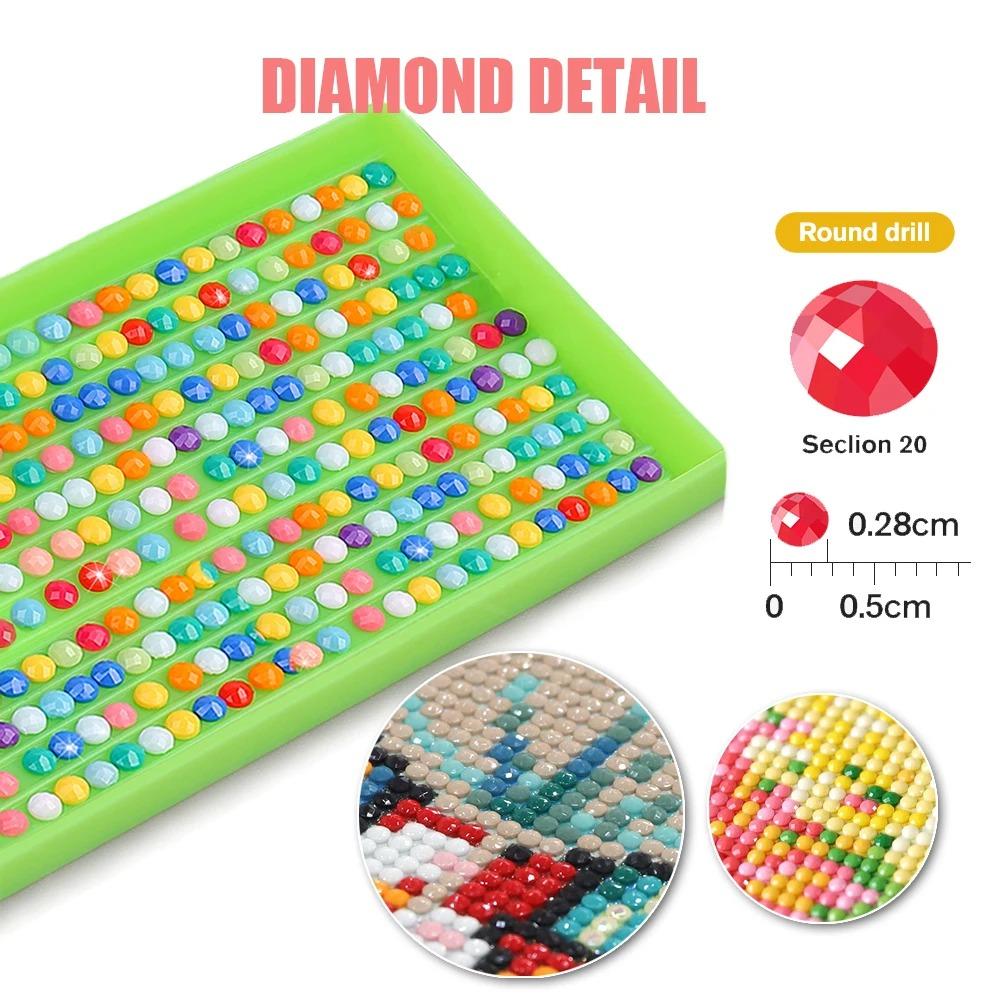 Pittura Diamante 5D Fai da Te Fiore di Tulipano Diamante Rotondo Completo Mosaico Ricamo Kit Punto Croce Decorazione Casa Arte Hobby Regali