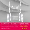 For Mercedes Benz Class-V - Car Interior Film Dashboard Piano Board Shift Center Console Anti-scratch Transparent TPU