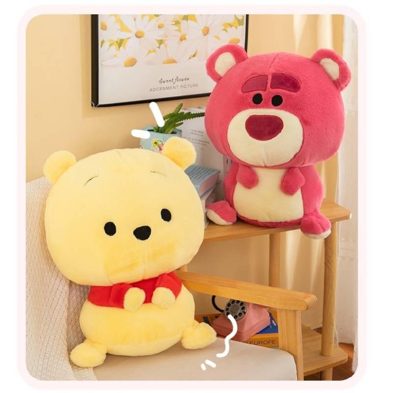 Pooh Lotso Bear Plush Toy Cartoon Stuffed Animal Doll Decorations Kids Gift