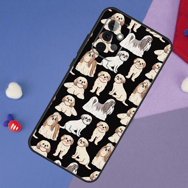 Cartoon Shih Tzu Dog Case For Samsung Galaxy A53 A33 A13 A52 A32 A12 A51 A71 A54 A34 A14 A52S A21S Funda Coque