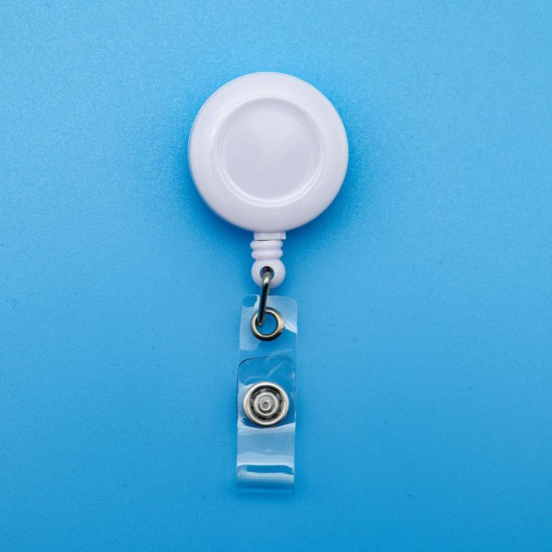Retractable Badge Reels With Heavy Duty Belt Clip Smooth Retraction For Nurses Office Staff Students Use
