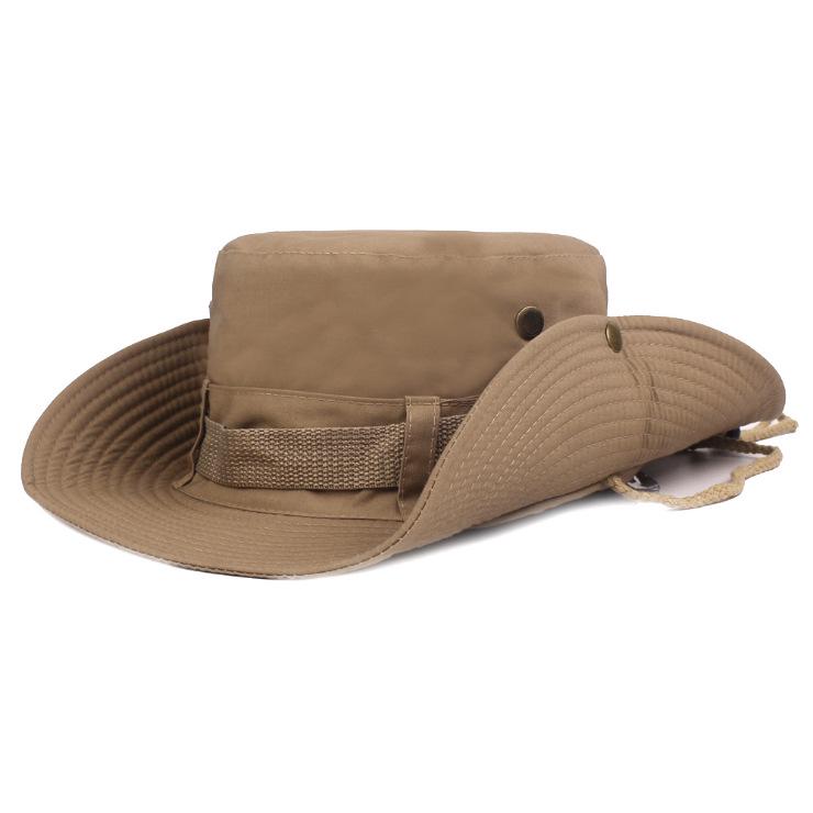 Double-Sided Outdoor Wide Brim Bucket Hat for Fishing, Hiking, and Sun Protection