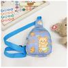 Printed Bear Butterfly Shoulder Crossbody Chest Bag Kids Cartoon Outdoor Gifts