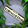 Vintage Hollywood Boulevard Metal Sign - Retro Arcade Decor Background with Bold Black Lettering, 4X16 Inches (10X40 Cm) - Durable Iron Wall Art, Suit