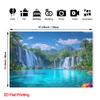 2D Jungle Waterfall Paradise Backdrop for Photography Booth Party Festival Decoration
