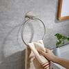 Bathroom Stainless Steel Towel Ring Stylish Design Hanging Hole-Free Adhesive Towel Storage Rack Bathroom Accessories Decoration