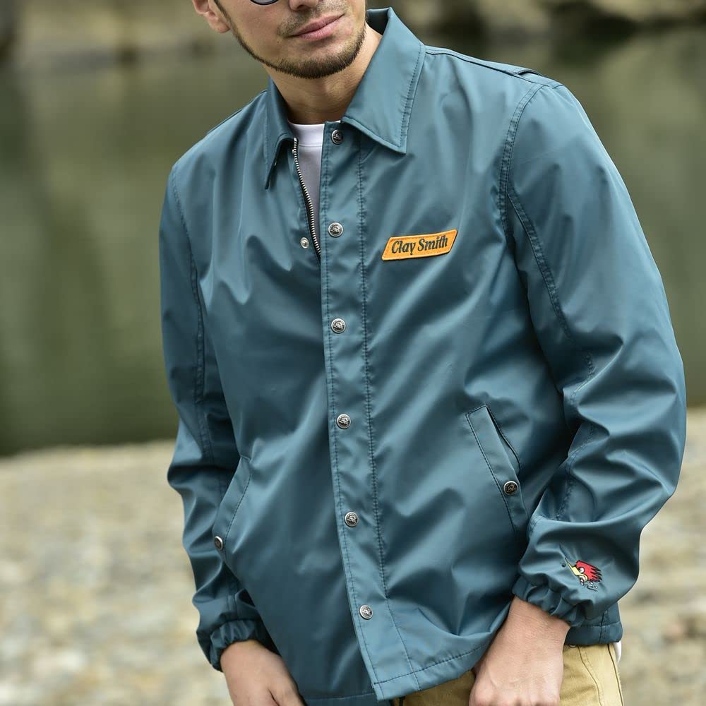 Clay Smith BRACKBIRD Coach Jacket CSY-3910 (M, Black)