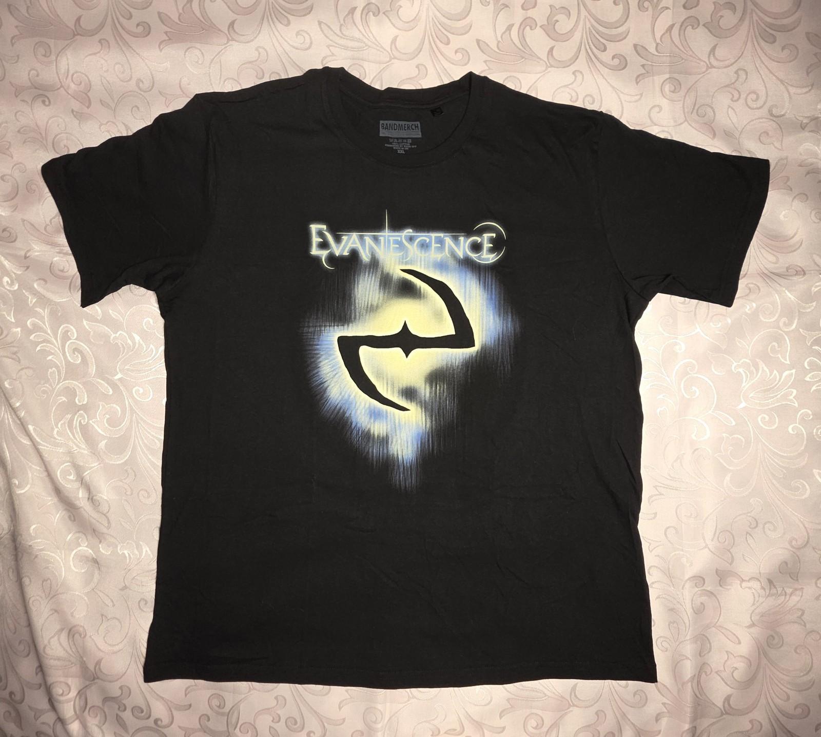 Brand New Evanescence Classic Logo Tshirt Adult 2XL XXL Band Music Amy Lee Unisex T-Shirt XXXXL