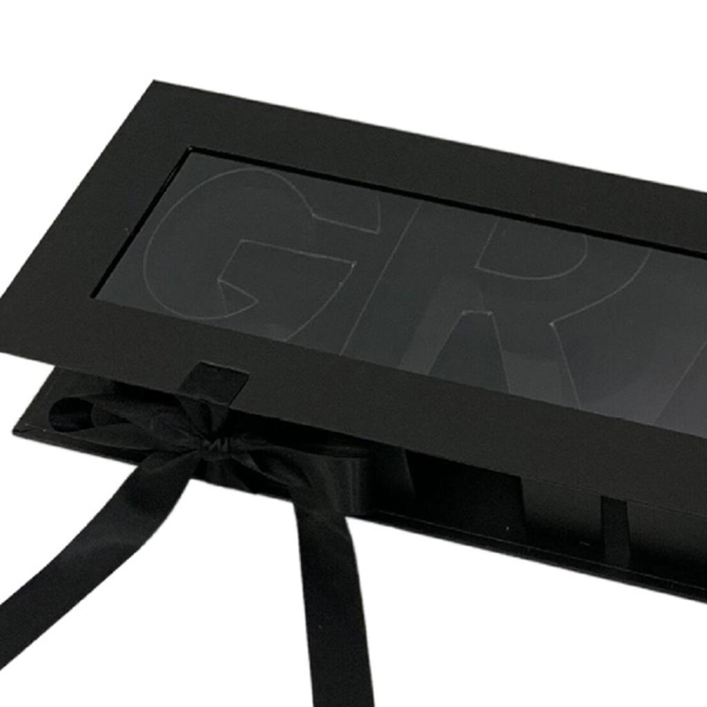 Grad Empty Flower Box Container Rectangular Versatile Fillable Letters for Anniversary Parties Birthday Wedding Chocolate