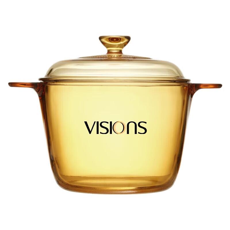 Corning VISIONS Crystal Series 3.5L Glass Deep Pot