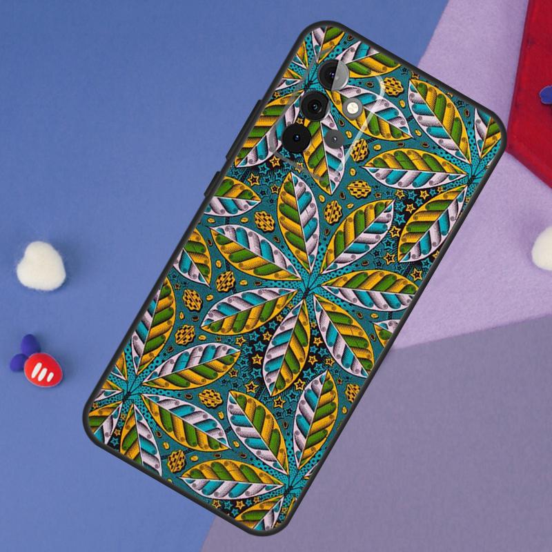 

African Style Fabric Print Case For Samsung Galaxy A15 A54 A34 A14 A13 A53 A16 A26 A36 A56 A12 A22 A32 A52 A06 A35 A55 Samsung A52S 5G