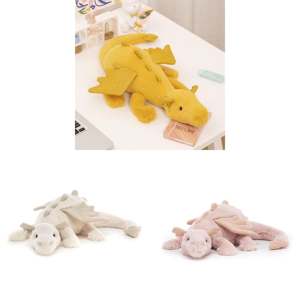Sky Dragon Plush Toy Large Rainbow Flying Dragon Soft Stuffed Animal For Kids Gift