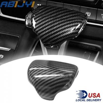 Gear Shift Knob Head Cover Trim Carbon Fiber ABS For Honda CR-V UR-V Breeze