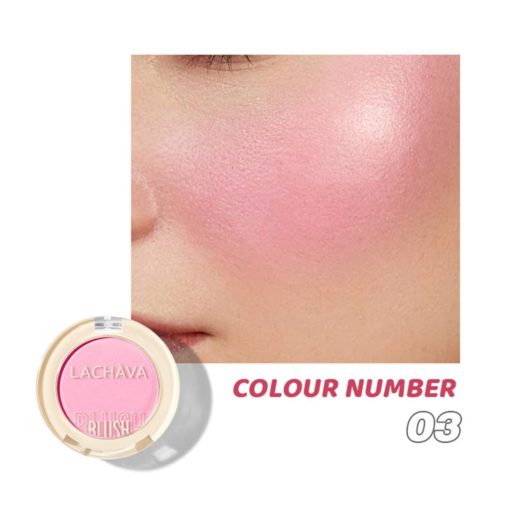 3.5G Single Color Pressed Powder Blush 12 Colors Matte High Pigment Long Lasting Natural Women Face Eye Makeup Blusher Palette