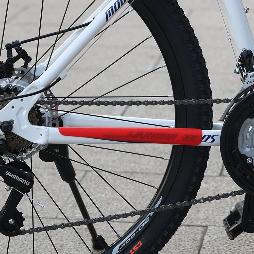 Heavy Duty Bike Frame Protection Sticker Silicone 23cm Multiple Colors
