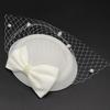 Fascinators Hat for Women Ladies 20s 50s Vintage Pillbox Hat Bridal Wedding Cocktail Tea Party Headwear with Veil