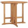 Day and Night - Day and Night Folding Garden Dining Table In Teak Wood Ø90x75 Cm
