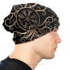 Viking Knitted Hat Vegvisir Tree Of Life Yggdrasil And Runes Beanie Caps For Unisex Women Skullies Beanies Ski Caps Bonnet Hats