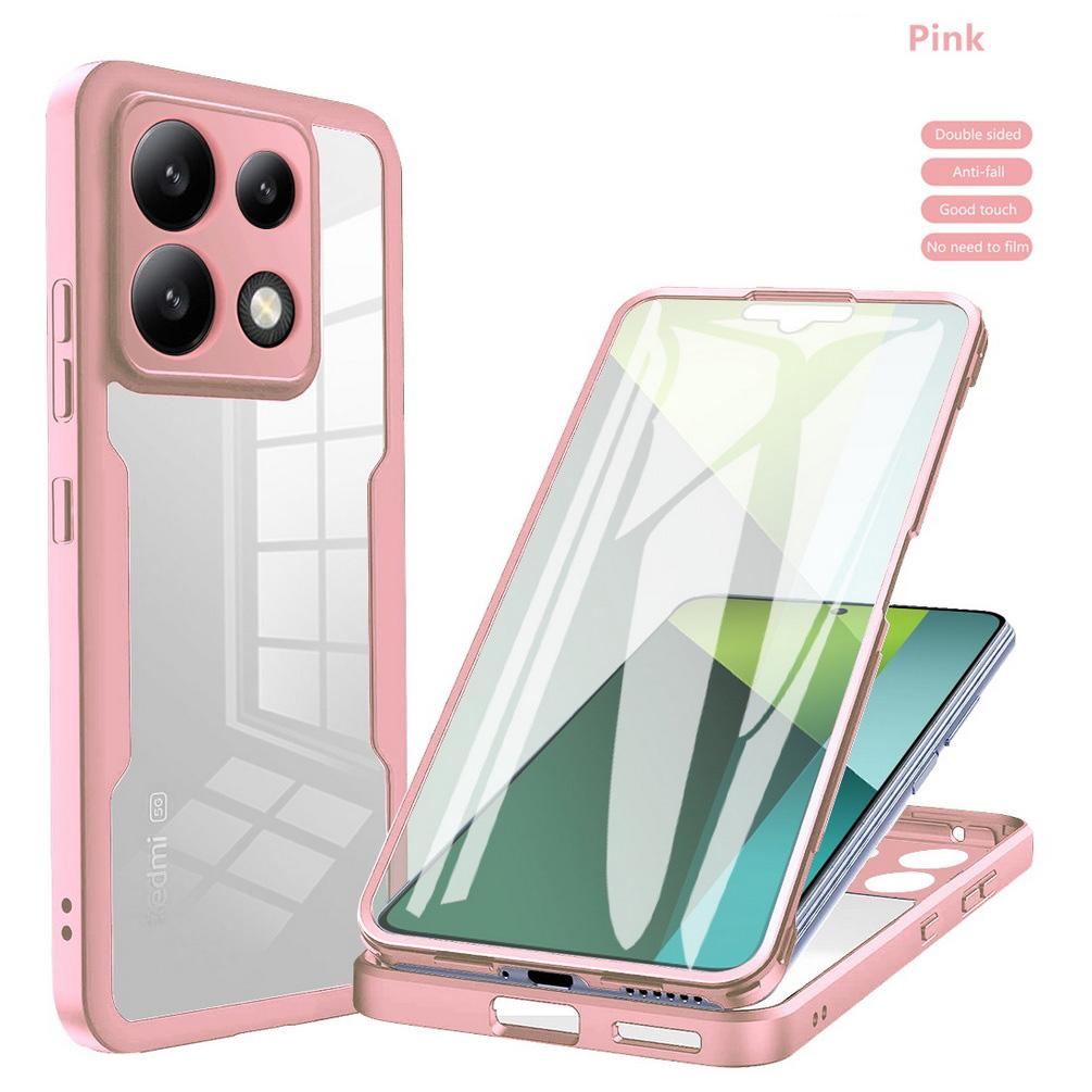Fully Coverage case For POCO X6 Pro M6 Pro F5 Pro X5 X4 GT X4 Pro M4 Pro F3 X3 Pro C65 double protect shield cover