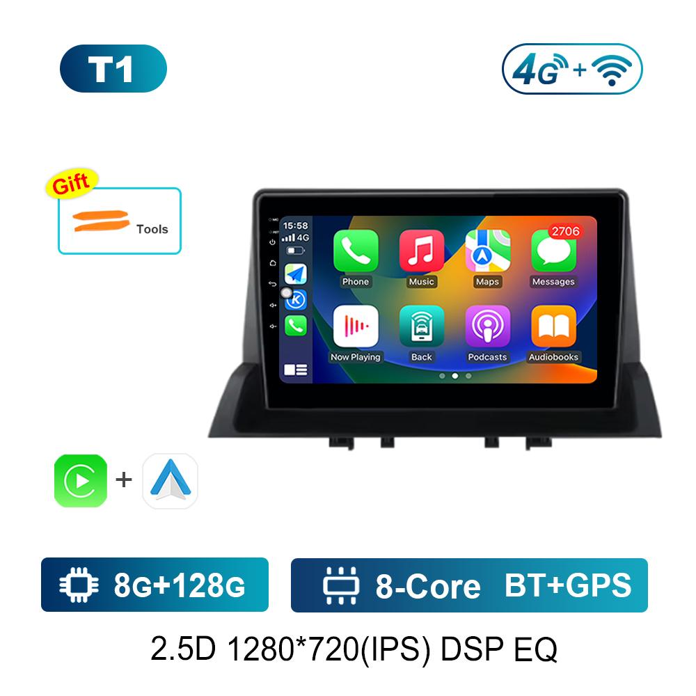 Bluetooth WiFi 9'' pentru Mazda 6 2002 - 2008 Android Auto Player Video Multimedia Auto Carplay Navi GPS Ecran Tactil Unitate Principală 4G