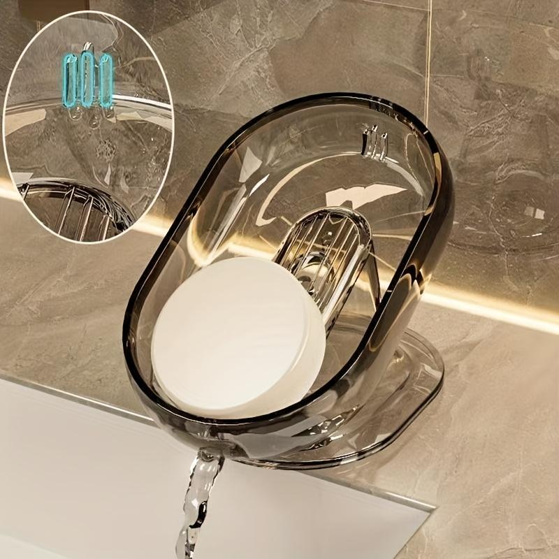 Stylish Lightweight Bathroom Soap Dishes Holder Self Draining Durable Plastic for Decor and Accessories Suitable for Shower
