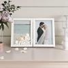 Afuly Photo Wedding Present Frame, 2-Sided, 2L, White, Stylish, Vertical, Wall-Mounted, Wedding, Gift, Anniversary, Birthday, Present, Valentine's