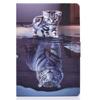 Case for Samsung Galaxy Tab A9 X110 / X115, cat and tiger