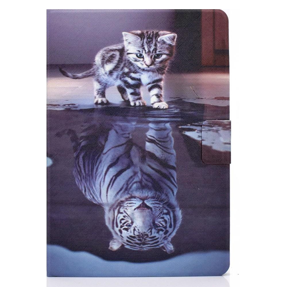 Case for Samsung Galaxy Tab A9 X110 / X115, cat and tiger