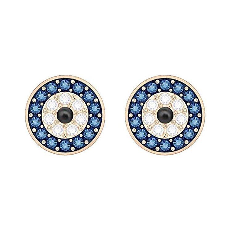 Swarovski Luckily Evil Eye Pierced Earrings Women earrings Blue 5377720 Box (Random Color)