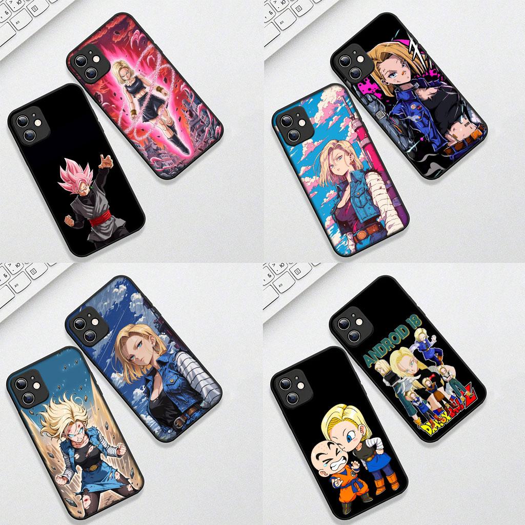Android 18 Dragons Gokus Balls for Motorola Moto G86 G57 G67 G54 G24 G15 Power G13 G14 G34 G35 G45 G60 G53 G55 G64 G75 G72 Case