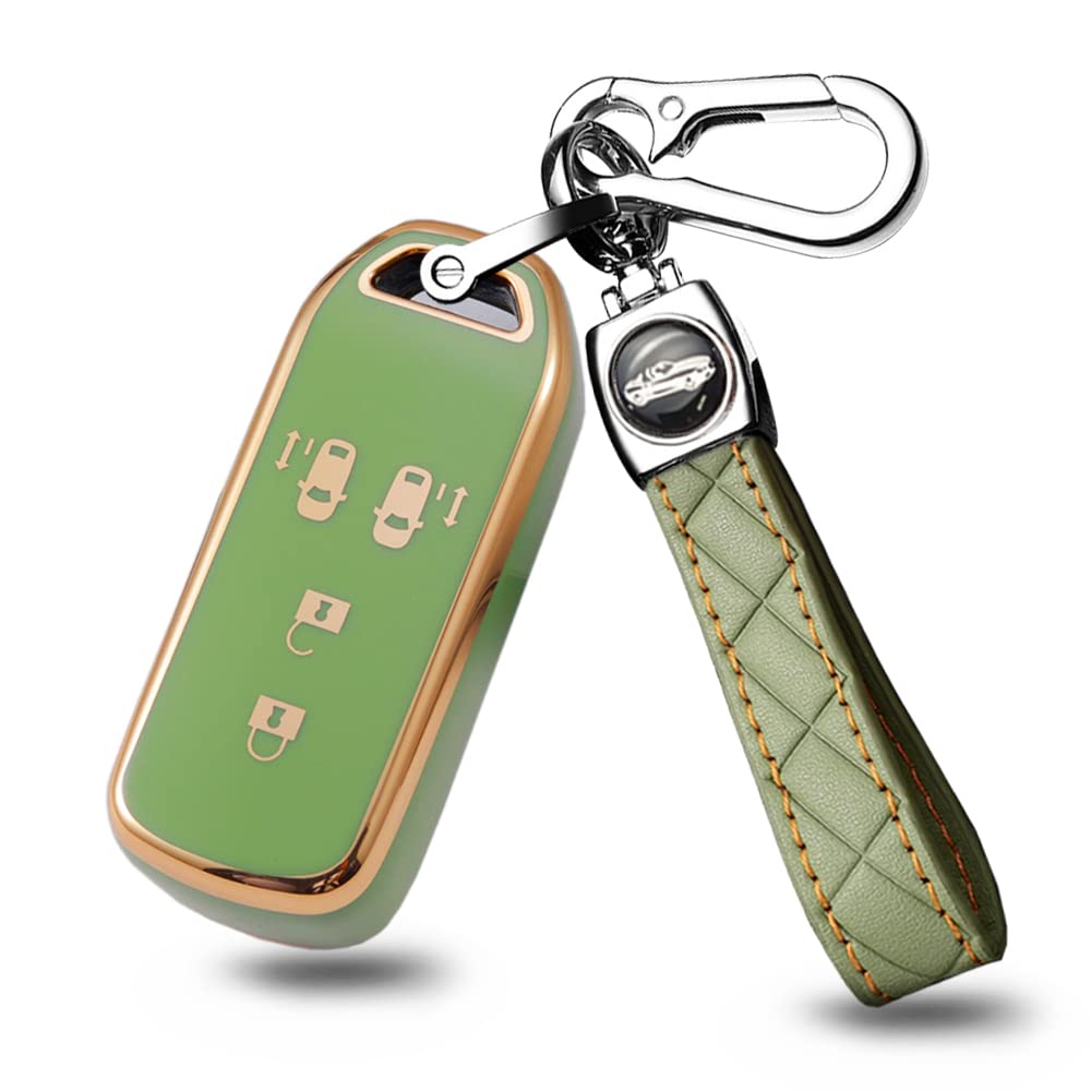 ONTTO Smart Key Case for Honda Key Holder Key Cover зелёный