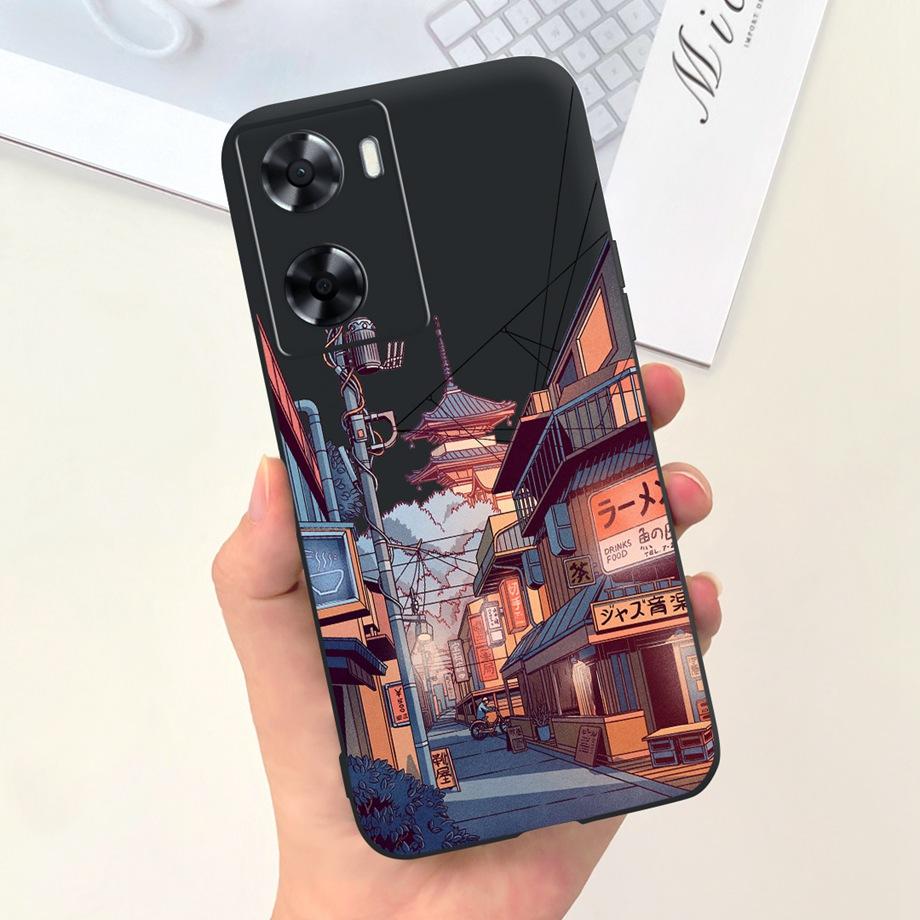 Für OPPO A57 4G CPH2387 Hülle Für OPPO A77 4G A77s A57s A57e Handyhülle Weiches Flüssigsilikon TPU Hülle Für OppoA57 Astronauten Tasche