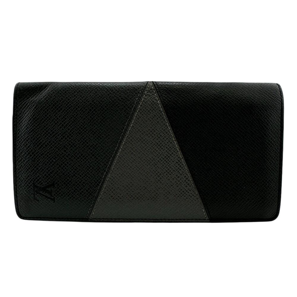 

LOUIS VUITTON M30715 Bifold Wallet Taiga Taiga Brazza PortefeuilleNM Purse black Taiga mens Used