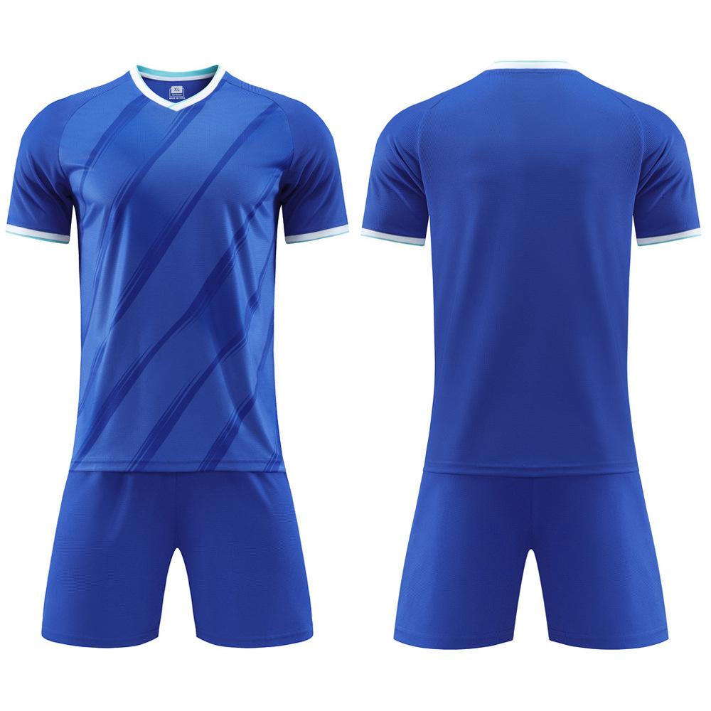 Wholesale 2025 Children's Football Jersey Set, Primary School Football Training Jersey, Boys and Girls Competition Printed Jersey