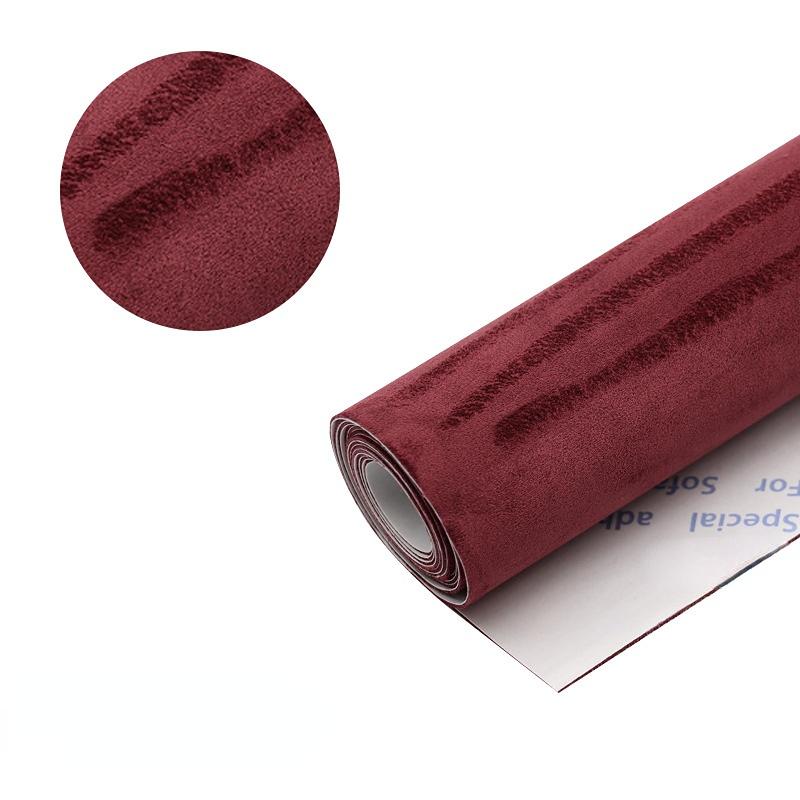 25cm*150cm Self Adhesive Suede Fabric Velvet Terciopelo Adhesivo Veludo Tela Para Tapizar Coche Interior Car Upholstery Fabric
