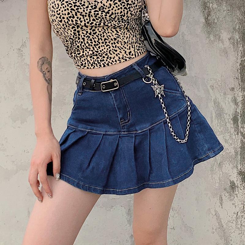 Buy Women Jeans Skirts High Waist 