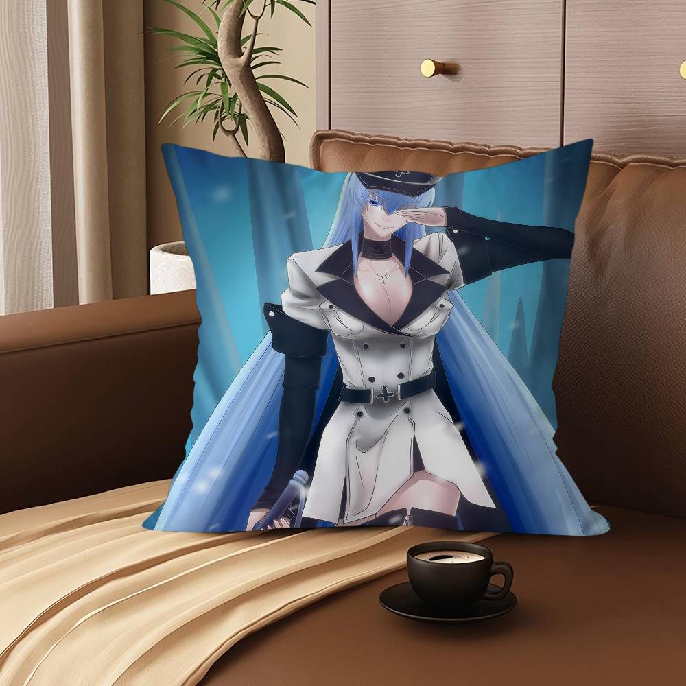 E-Esdeath Cartoon Animation Personalisiertes Kissen Staubschutz Schlafzimmer Kinder Party Dekoration Kissenbezug Geburtstag Kinder Geschenk