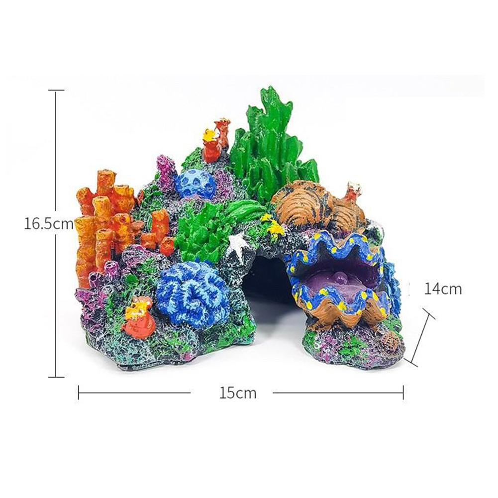 Aquarium Colorful Decoration Artificial Resin Fish Tank Accessories Ornament Aquarium Decoration Resin