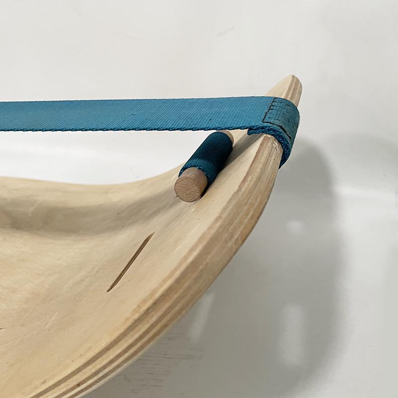 Maple Wood Flat Balance Board for Yoga and Ski Training