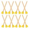 20Pcs Foam Round Brushes Wooden Handle Painting Tools for Kids Children's Art Supplies DIY Craft Sponge Set Sponge Painting