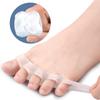 Five-hole Silicone Toe Splitter for Thumb Valgus Big Foot Bone Heavy Toe Pinch Relief Manicure Fixed Toe Pad