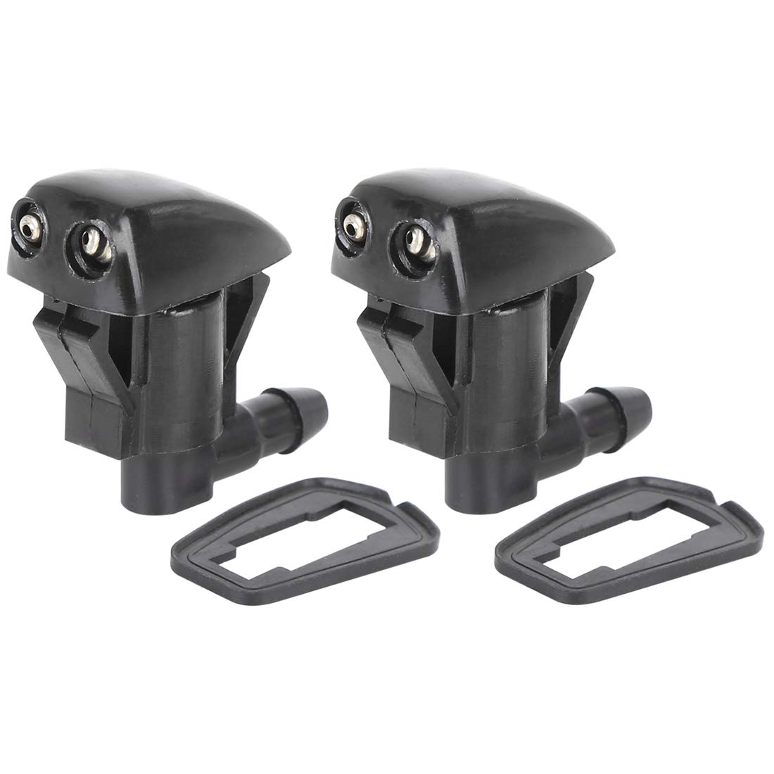 

uxcell Windscreen Washer Nozzle CL5644 Nozzle Jet Double Hole for 2000-2011 Toyota for Sienna Solara Corolla Tundra 2 Pcs