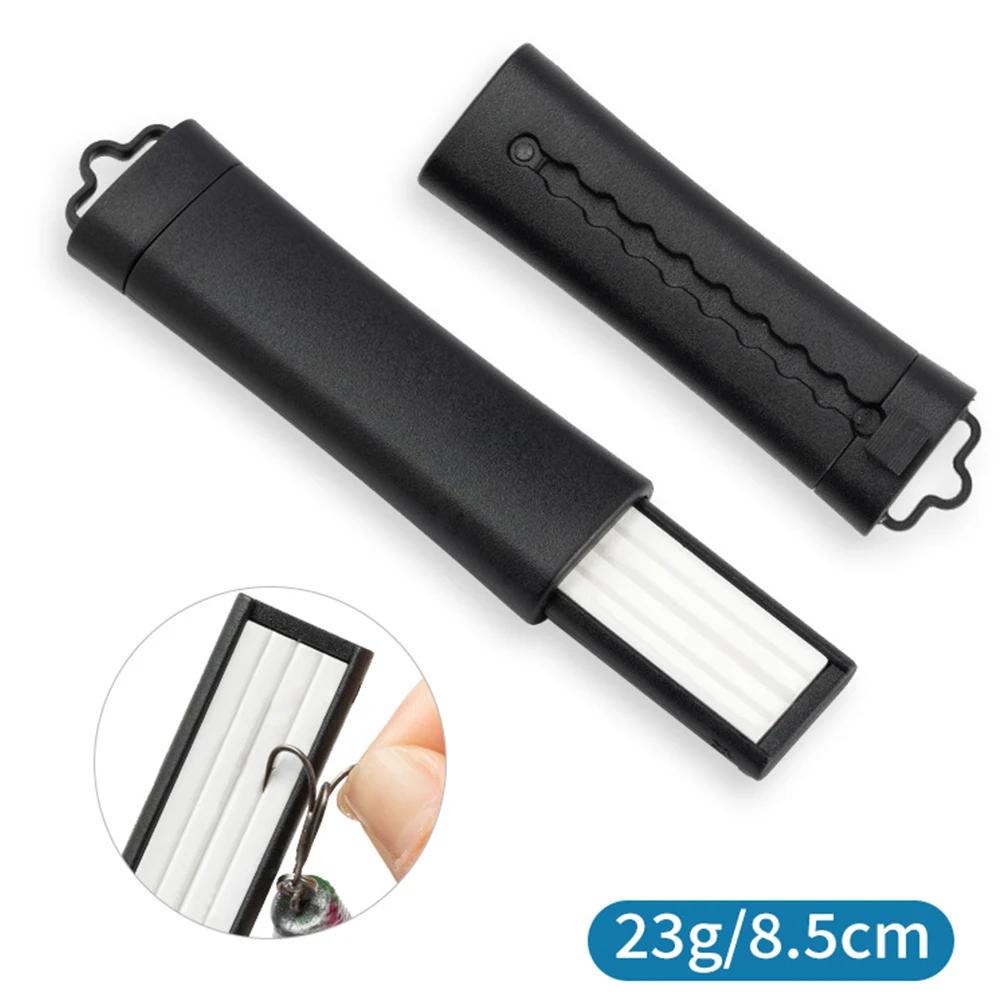 1-5X Fishing Grinding Hook Sharpener Portable Fish Hook Sharpen Tool Groove Fishing Hook Sharpening Hone Saltwater Freshwater