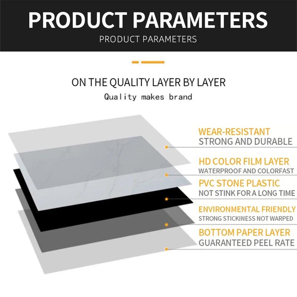 30x30cm Imitation Tile 3D Wall Stickers Kitchen Decor Self-adhesive WallDecoration Bathroom Waterproof And Moisture-proof Marble