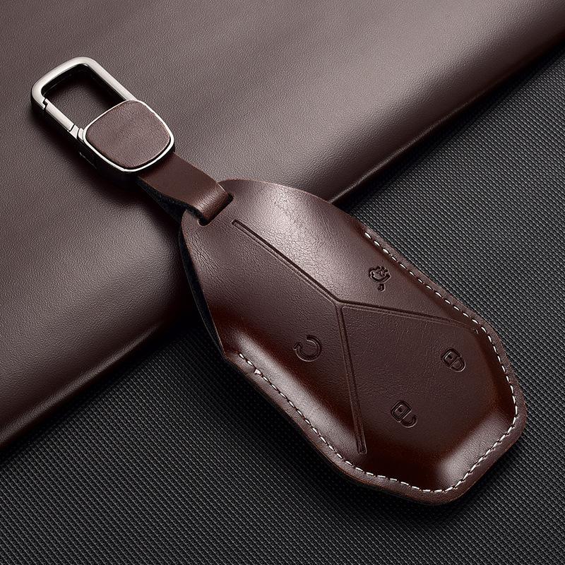BYD Equation Leopard 5 Leather Key Set Titanium 7 Special Titanium 5 Leopard 8 Leopard 3 Titanium 3 Car Male and Female Keychain Premium Case
